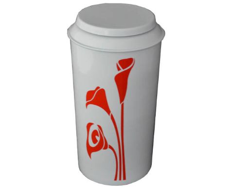 Tall Flower Cremation Urn