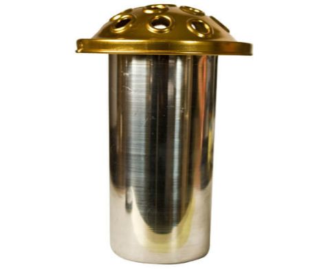 Grave Vase Container Domed Lid